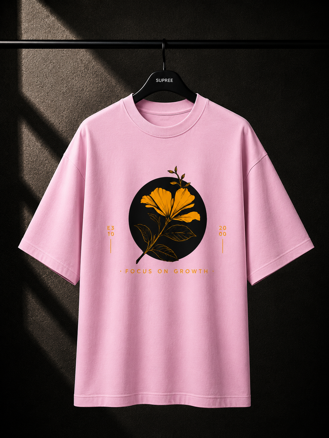 SUPREE Sunset Peak Premium Oversized T-Shirt