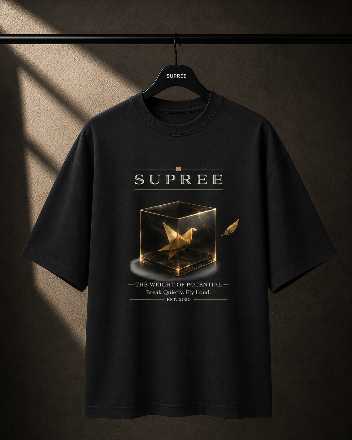 SUPREE Eagle Spirit Premium Oversized T-Shirt
