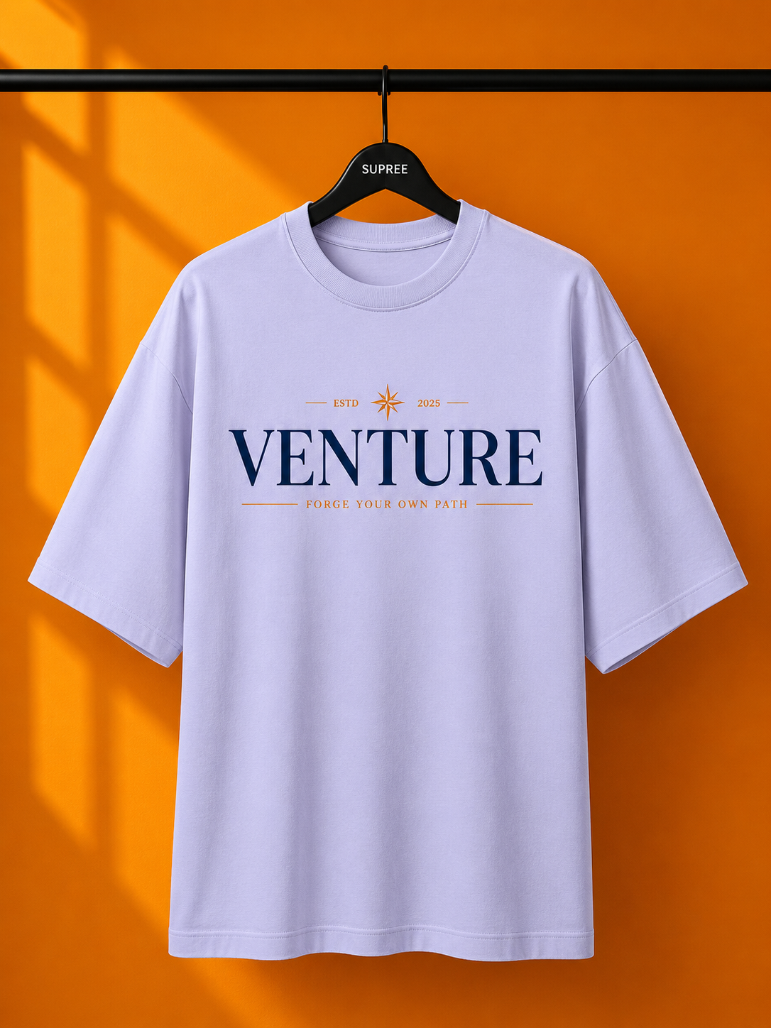 SUPREE Venture Premium Oversized T-Shirt | 100% Cotton | Unisex