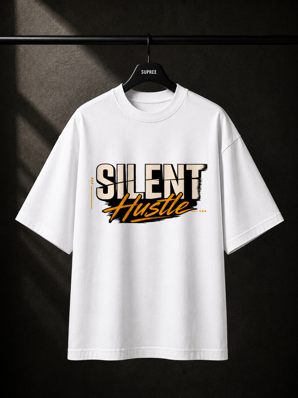 SUPREE Silent Hustle Premium Oversized T-Shirt