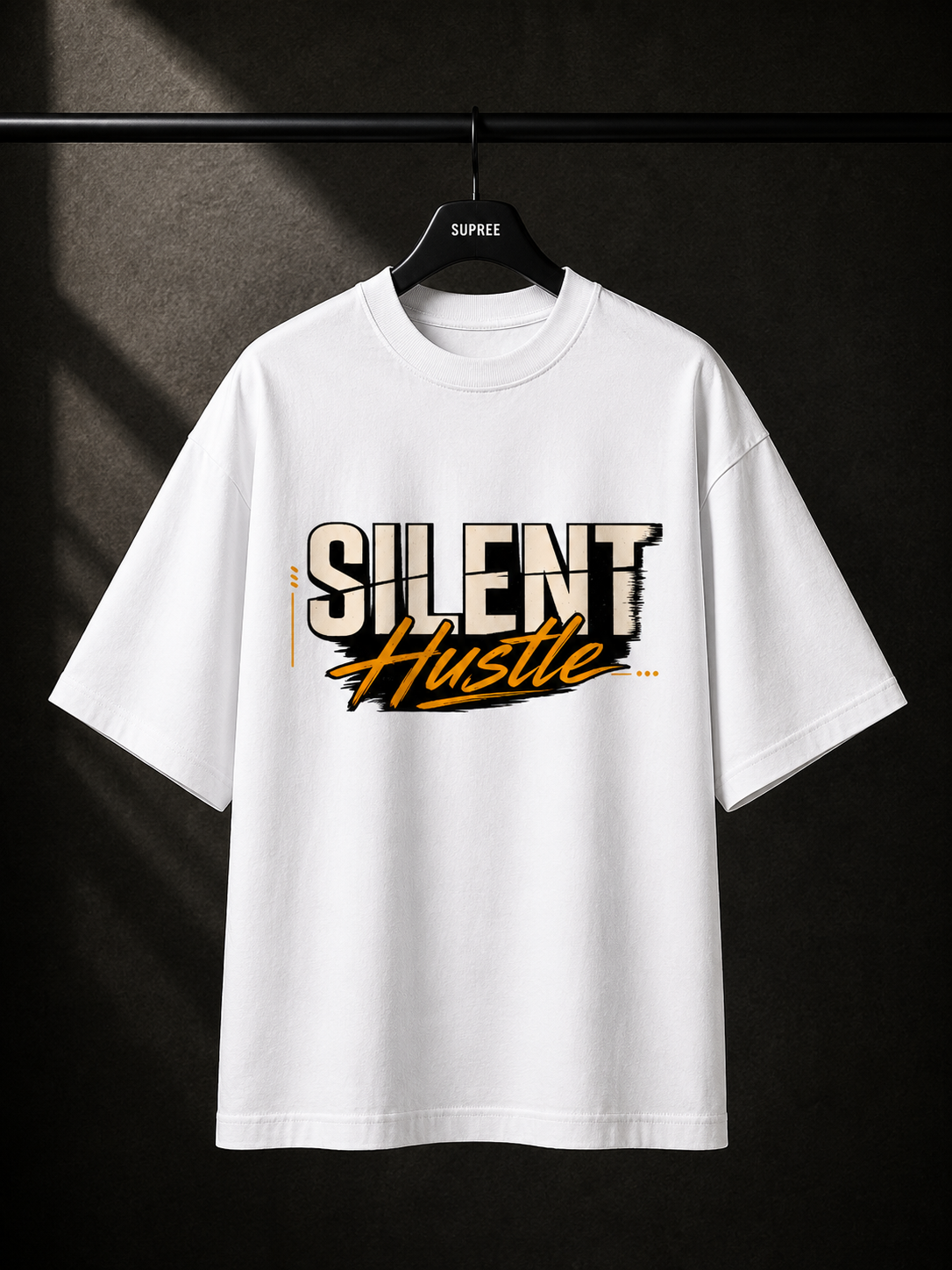 SUPREE Silent Hustle Premium Oversized T-Shirt