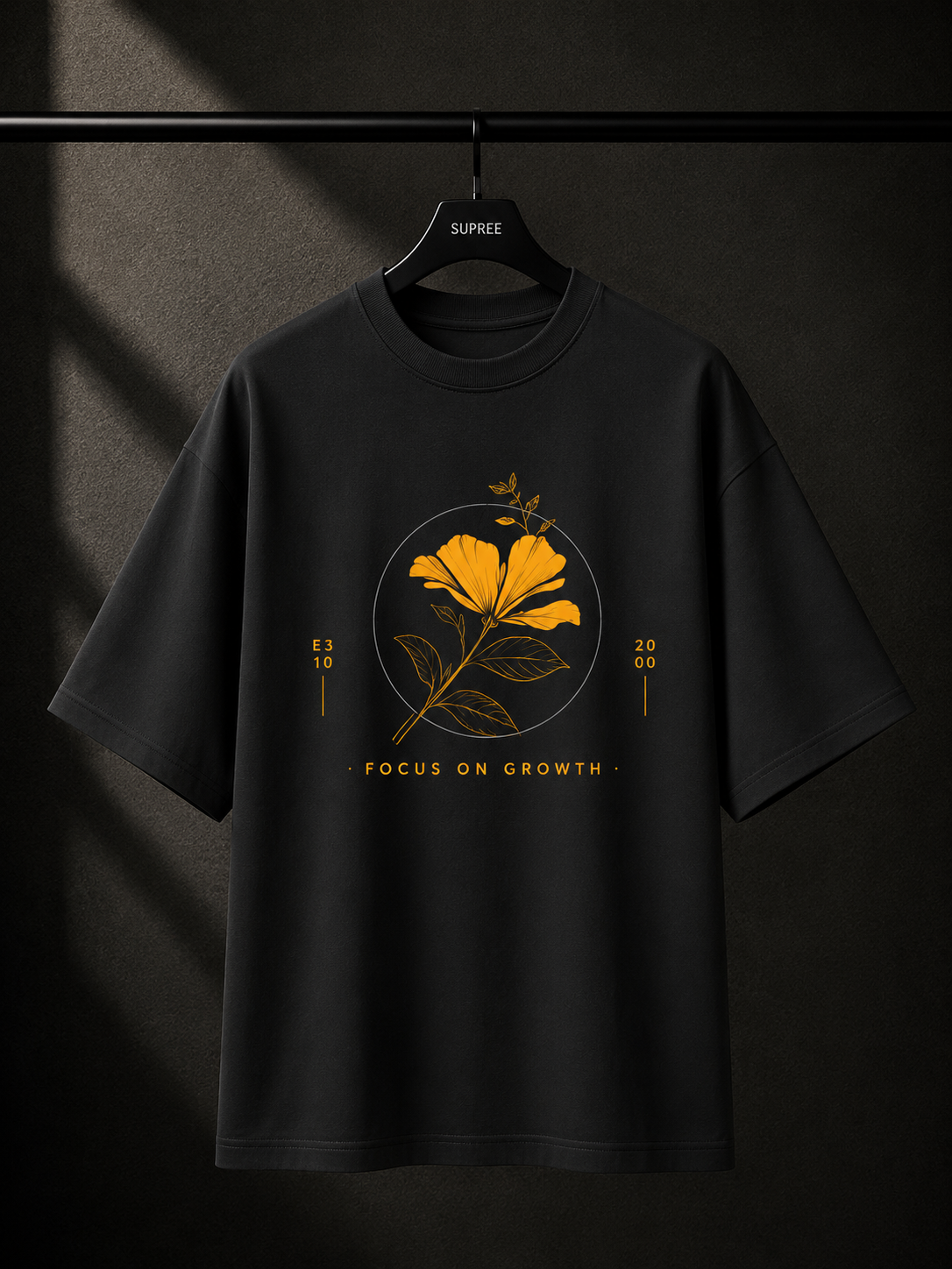 SUPREE Sunset Peak Premium Oversized T-Shirt