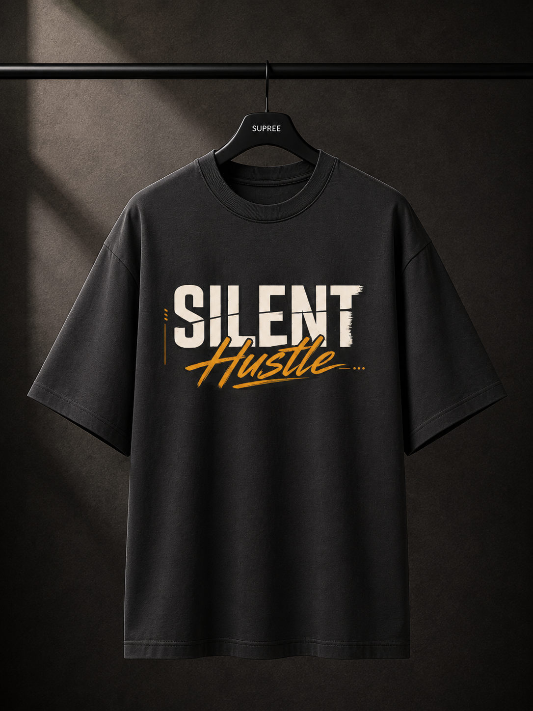 SUPREE Silent Hustle Premium Oversized T-Shirt
