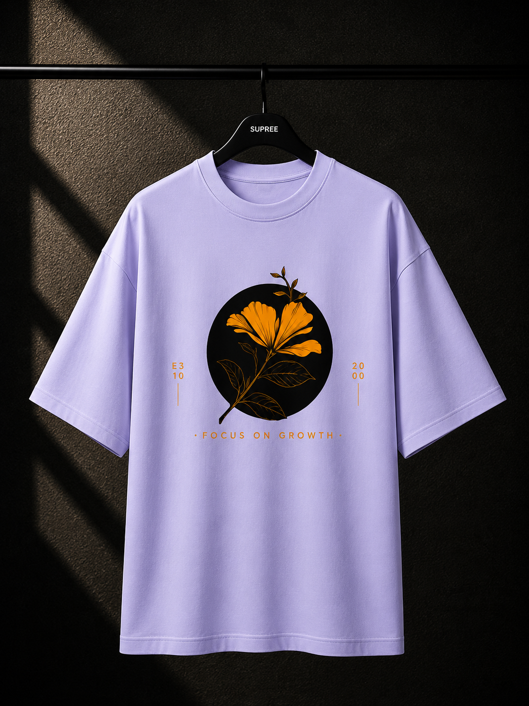 SUPREE Sunset Peak Premium Oversized T-Shirt