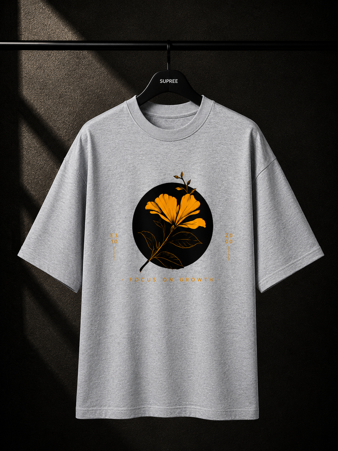 SUPREE Sunset Peak Premium Oversized T-Shirt