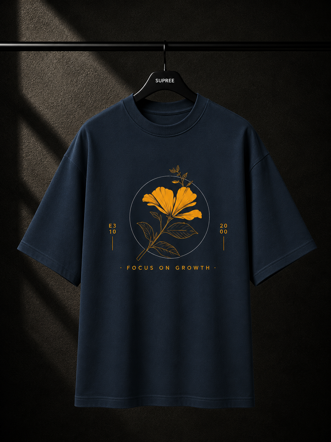 SUPREE Sunset Peak Premium Oversized T-Shirt