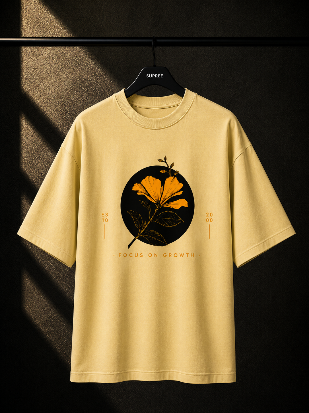 SUPREE Sunset Peak Premium Oversized T-Shirt