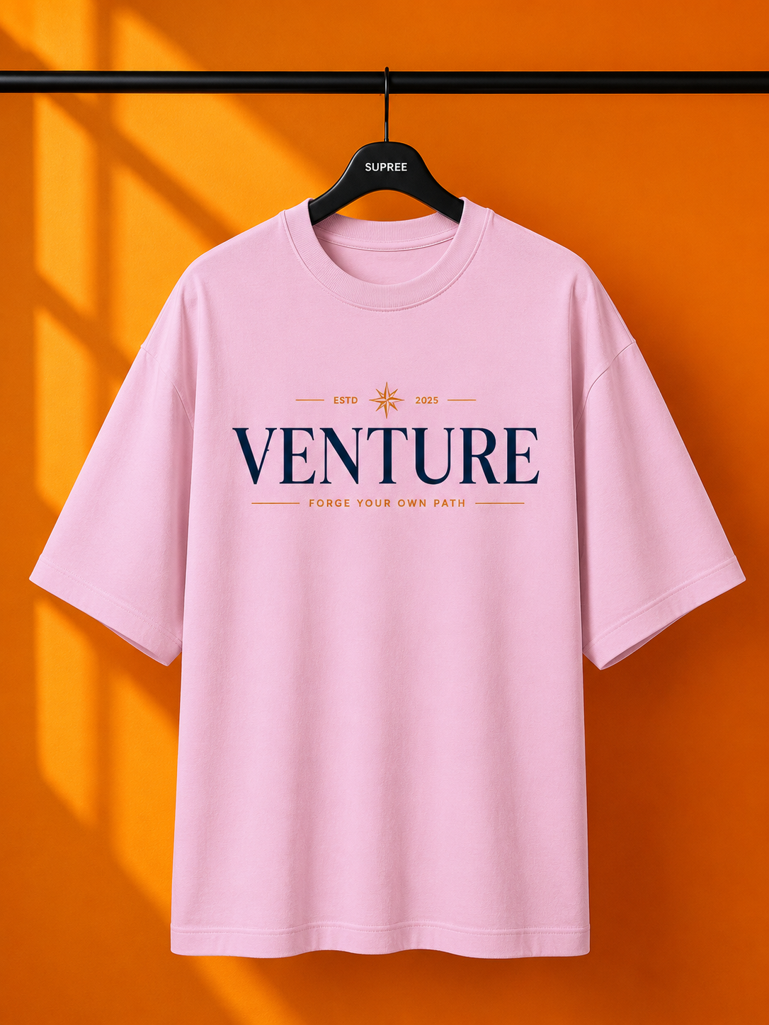SUPREE Venture Premium Oversized T-Shirt | 100% Cotton | Unisex