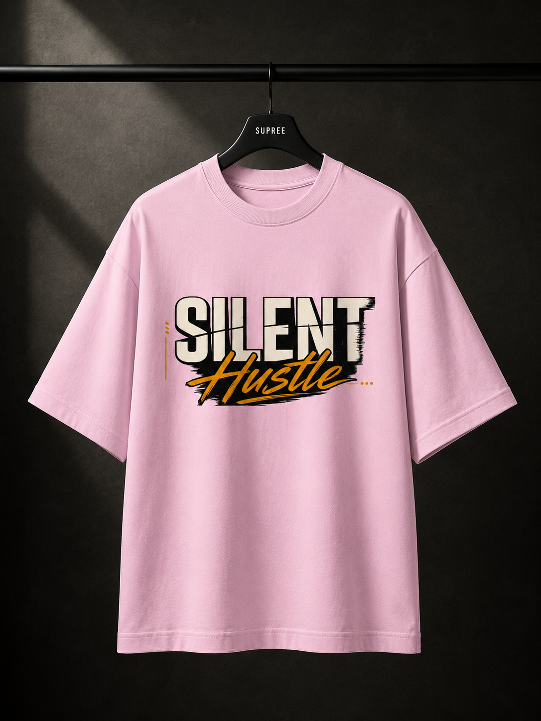 SUPREE Silent Hustle Premium Oversized T-Shirt